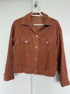 Uniqlo Corduroy Jacket in Rust